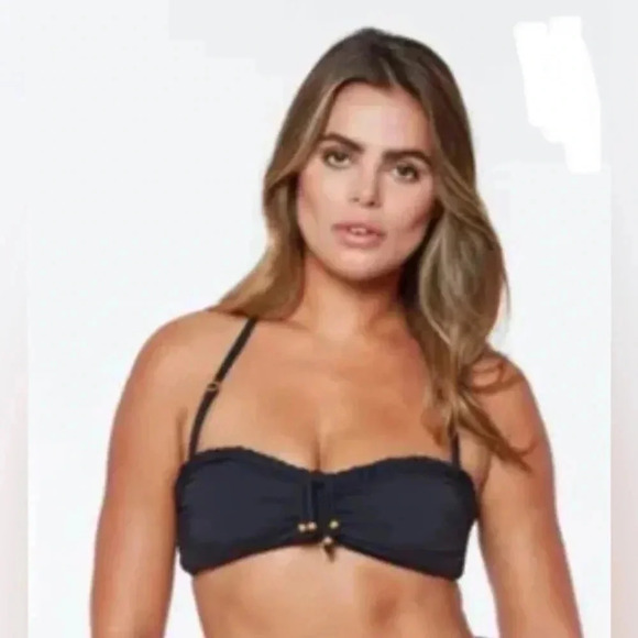 Bleu Rod Beattie Glam Stand Braided Bandeau Bikini Top & High Waisted Bottom - Picture 4 of 12